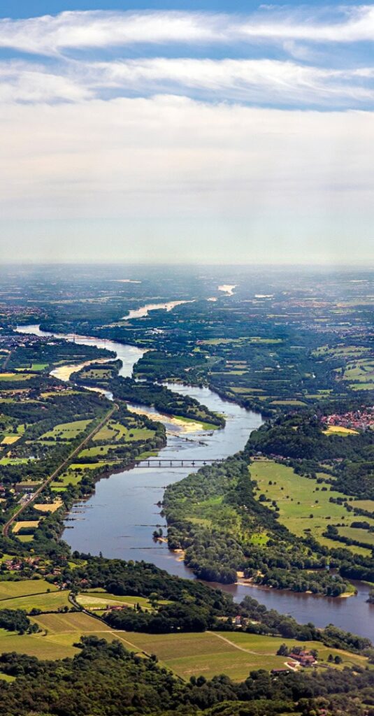 Vallée de la Loire dans la région de Nantes