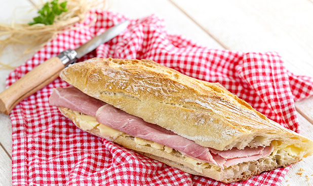 Sandwich jambon beurre