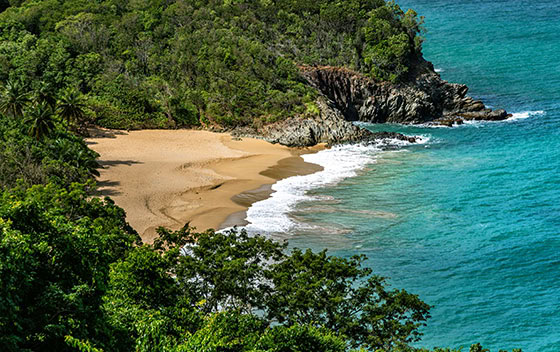Plage de Tillet, Basse-Terre, Guadeloupe