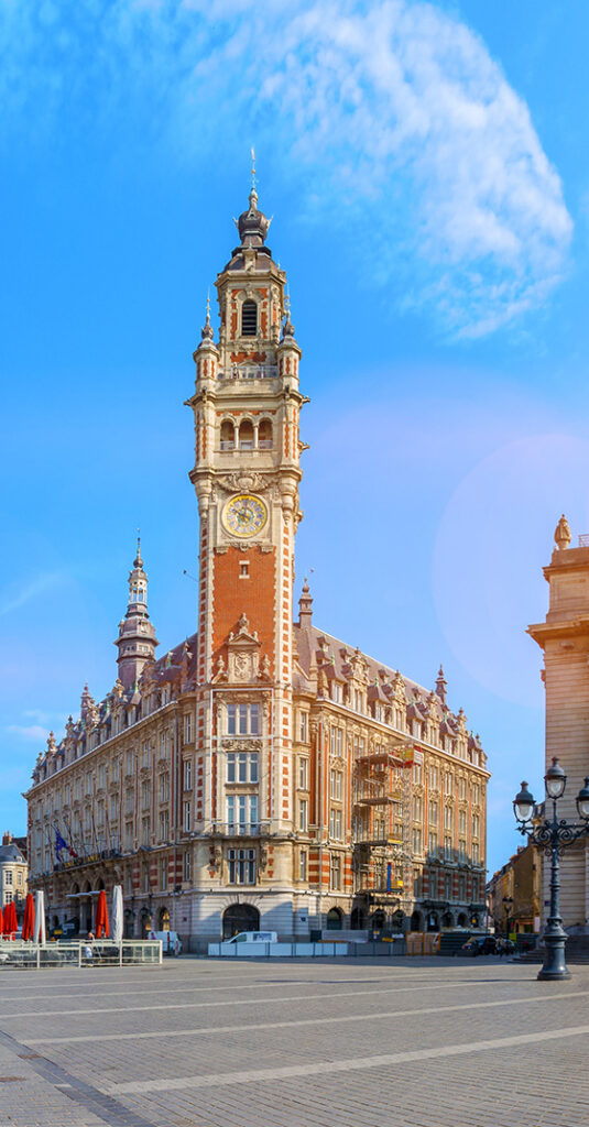 Vue de l'Opéra et de la chambre de commerce de Lille