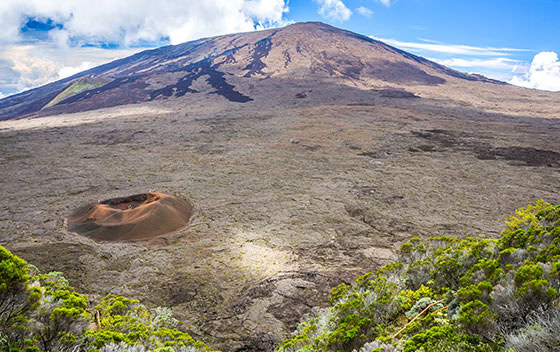Le Piton de la Fournaise à la Réunion