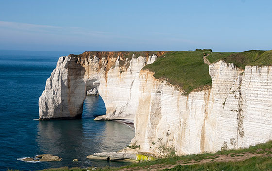 Vue de la falaise du Havre